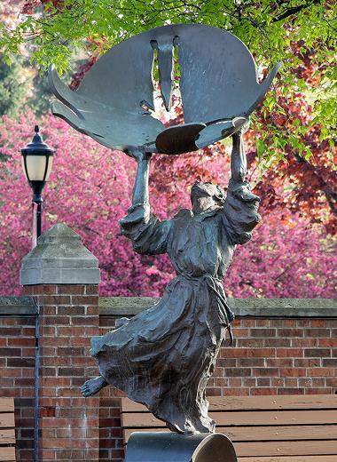 St Francis statue
