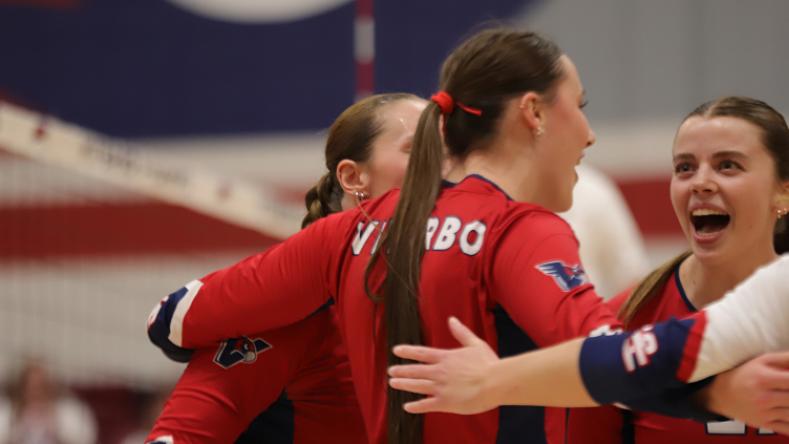 Viterbo Volleyball players